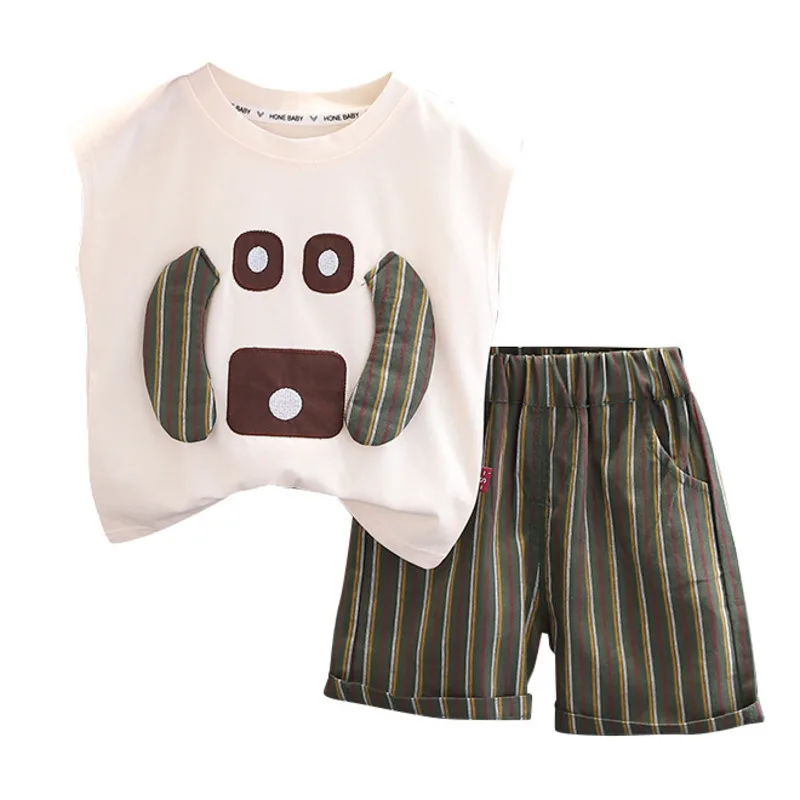 

New Summer Baby Girls Clothes Children Boys Fashion Vest Shorts 2Pcs/Sets Infant Outfits Toddler Casual Costume Kids Tracksuits