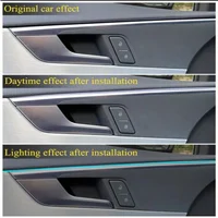 35/75/110cm RGB 64 Colors Acrylic Strip Car LED Ambient Light Parts Replacement Accessories (4 wires 4 pins) - Image 5