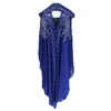 Abaya marocain caftan dubaï robe Maxi à capuche manches chauve-souris Farasha caftan femmes musulmanes africain ouvert Kimono Boubou robes de soirée
