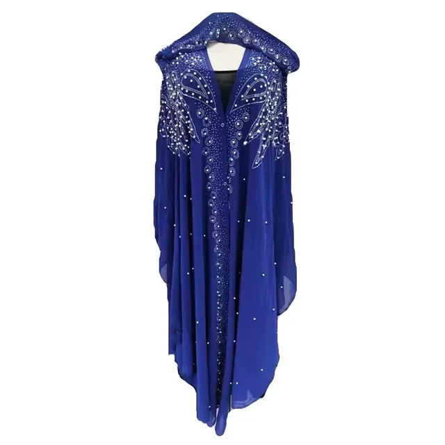 Abaya marocain caftan dubaï robe Maxi à capuche manches chauve-souris Farasha caftan femmes musulmanes africain ouvert Kimono Boubou robes de soirée