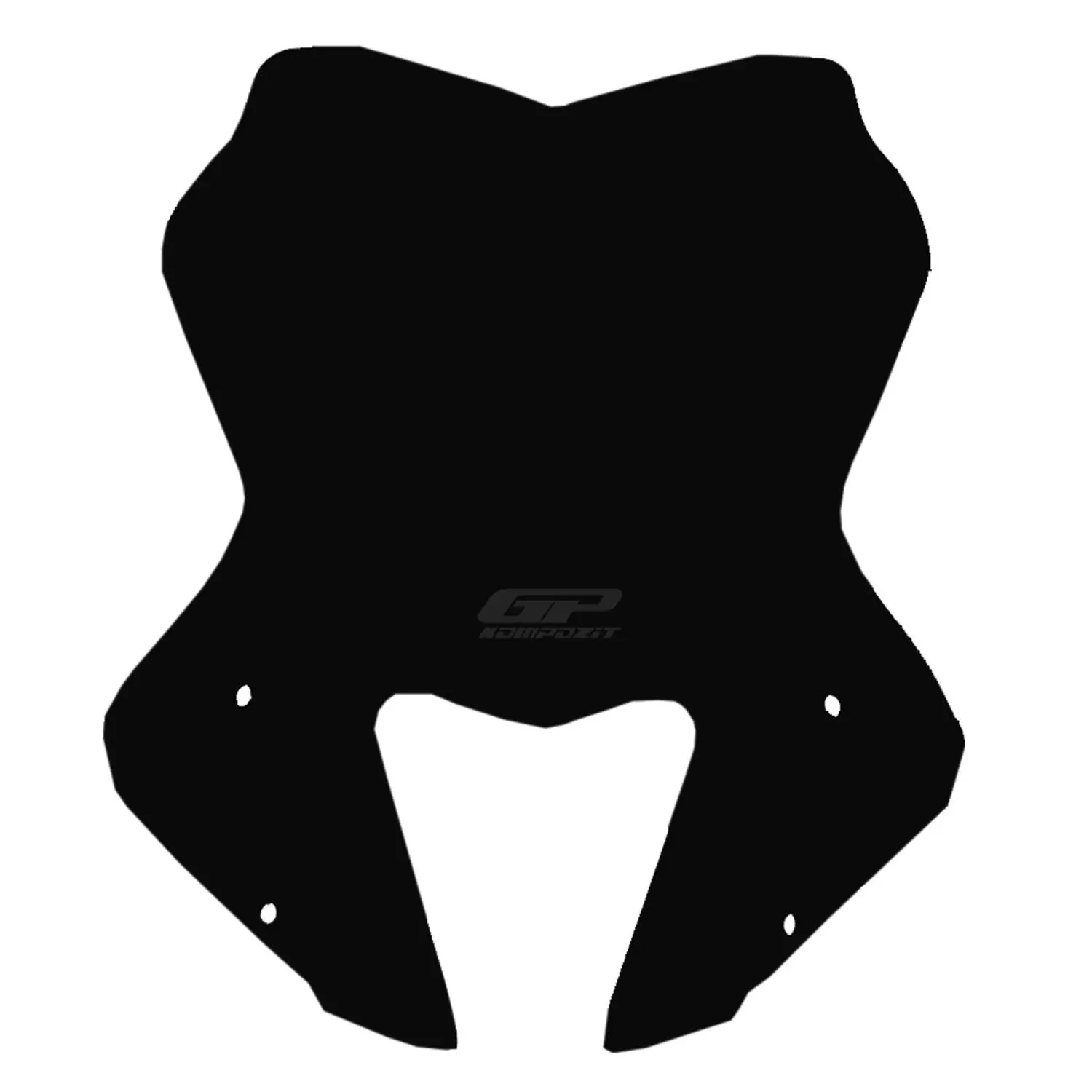 

GP Composite For MT-09 2017 Compatible Windshield Windscreen Black 32 cm