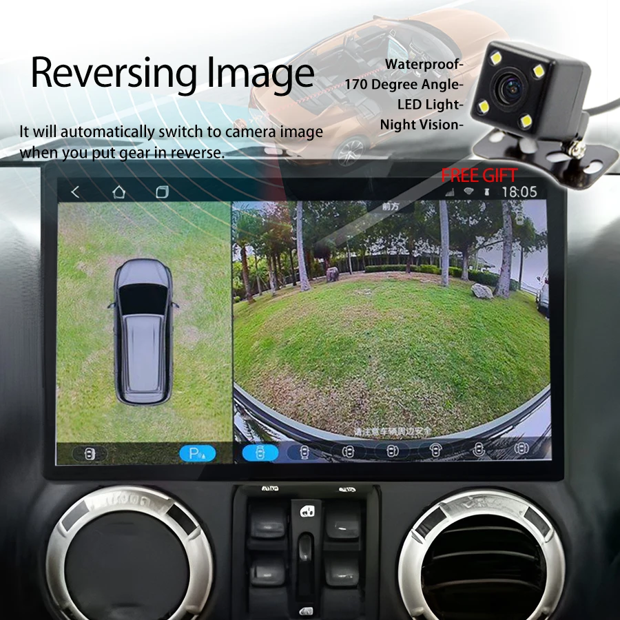 1920*720 ȭ ȵ̵ 10 Autoradio CarPlay ڵ Ƽ̵  ÷̾ 13.6 ġ  ۷ 2011-2017 GPS  ׷