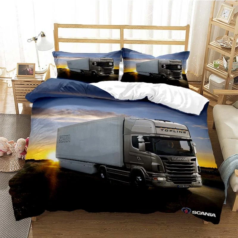 Protestant Celsius gen Scania Truck Dekbedovertrek Zacht Dekbed Cover Microfiber Dier Beddengoed  Set Tijger Patroon Dekbedovertrek Voor Room Decor 2/3Pcs - AliExpress