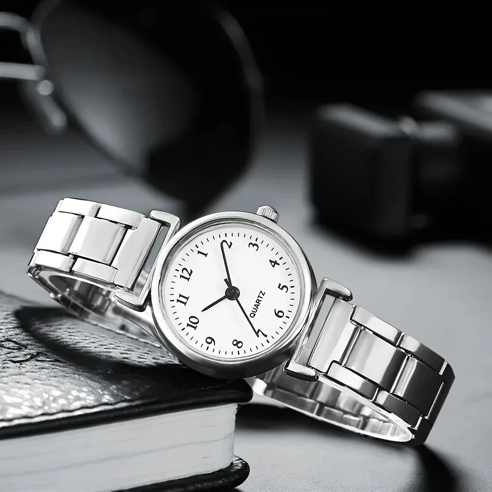 Silver Bracelet Watch For Women Small Dial Luxury Ladies Wristwatch Steel Elegant Quartz Female Clock Fashion Gift reloj mujer - 4