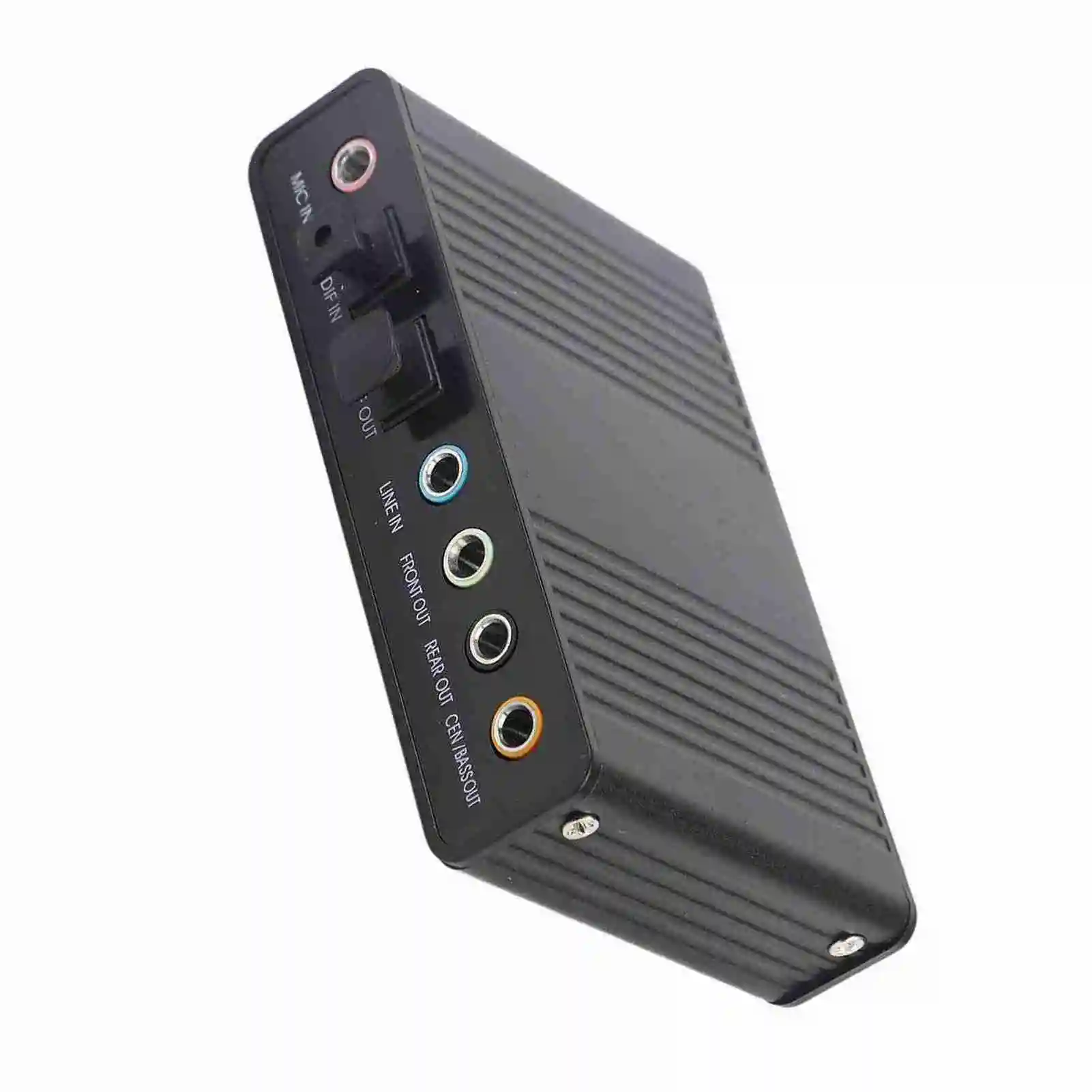 Optical Audio Sound Card 6 Channel Sound Card USB External Digital Optical SPDIF Audio Output Adapter for PC Sound Card Adapter