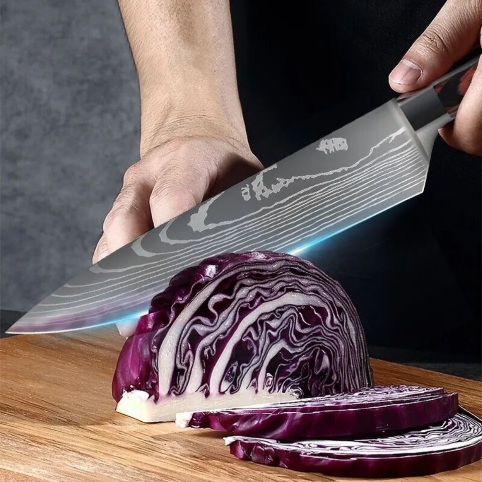 Professional Chef Kitchen Knife Set Stainless Steel