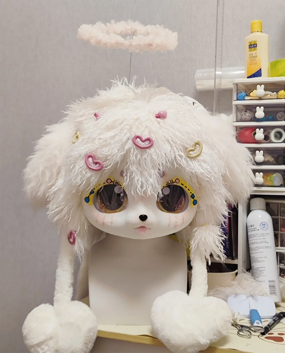 

Fursuit Kigurumi Headsets Custom Made Furry Sheep Doll Cat Costumes Animal Heads Wearable Kig Headsets Animal Costume Cosplay