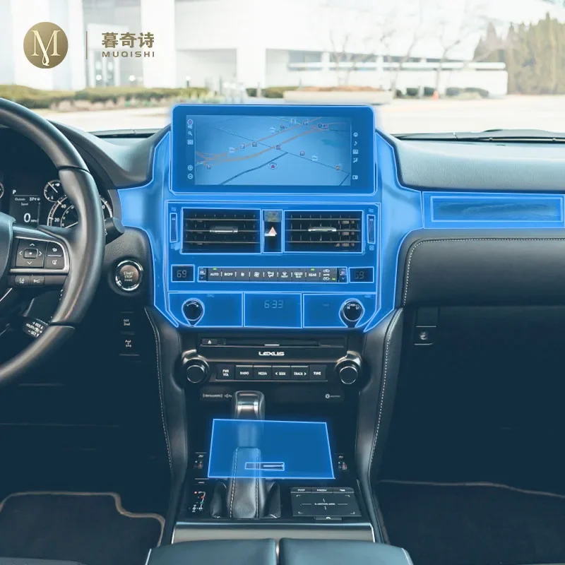 

For Lexus GX 460 600 2022-2023 Car Interior Center console Transparent/Matte TPU Protective film PPF Anti-scratch Repair film