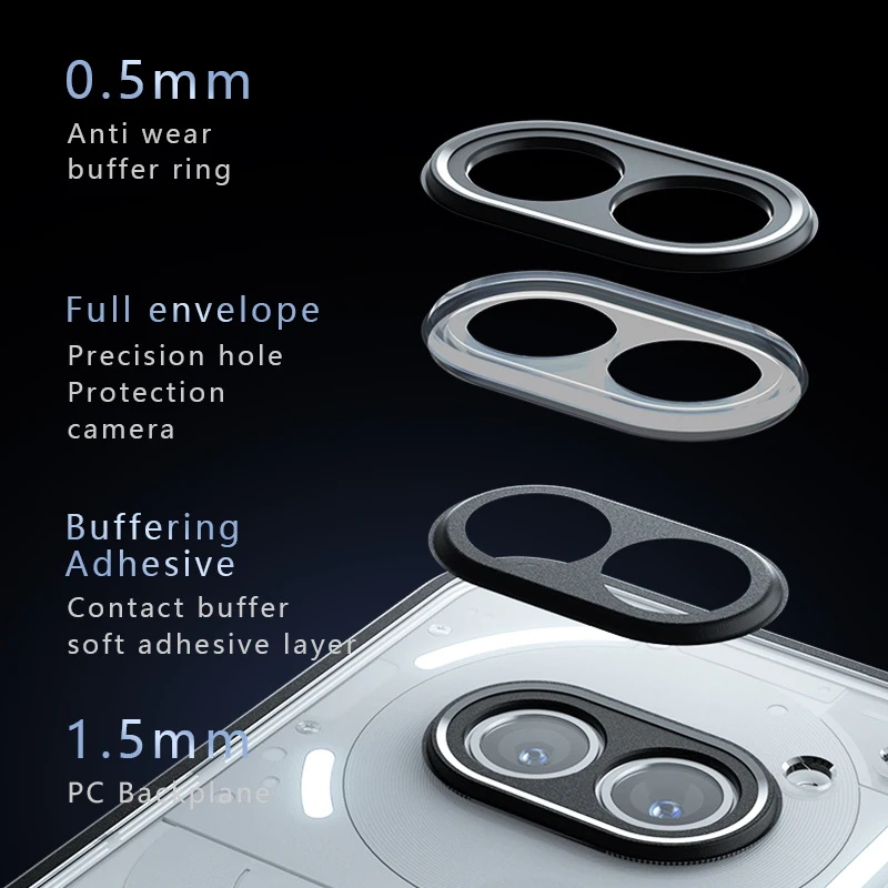 Luxury Matte Armor Acrylic Back Cover with Transparent Shockproof Bumper