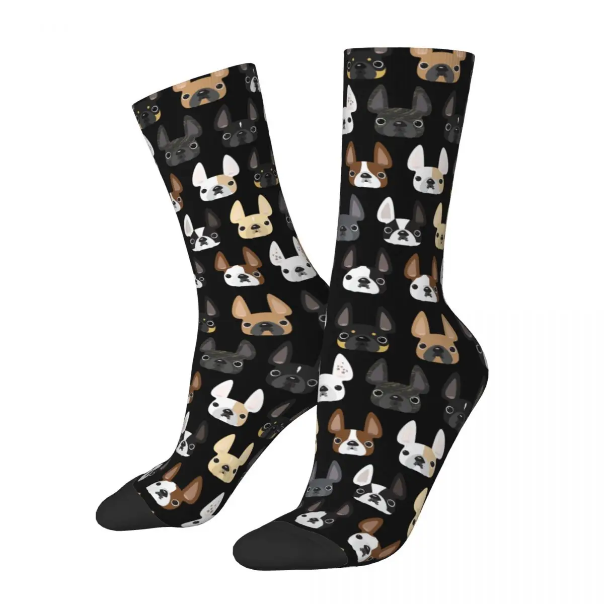 

Fashion Male Men Socks Crazy French Bulldog Dog Sock Polyester Animal Graphic Women's Socks Spring Summer Autumn Winter