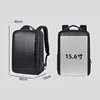 New Brand Genuine Leather with Oxford Men Backpacks Fashion Real Natural Leather Student Backpack Boy Luxury Computer Laptop Bag 6