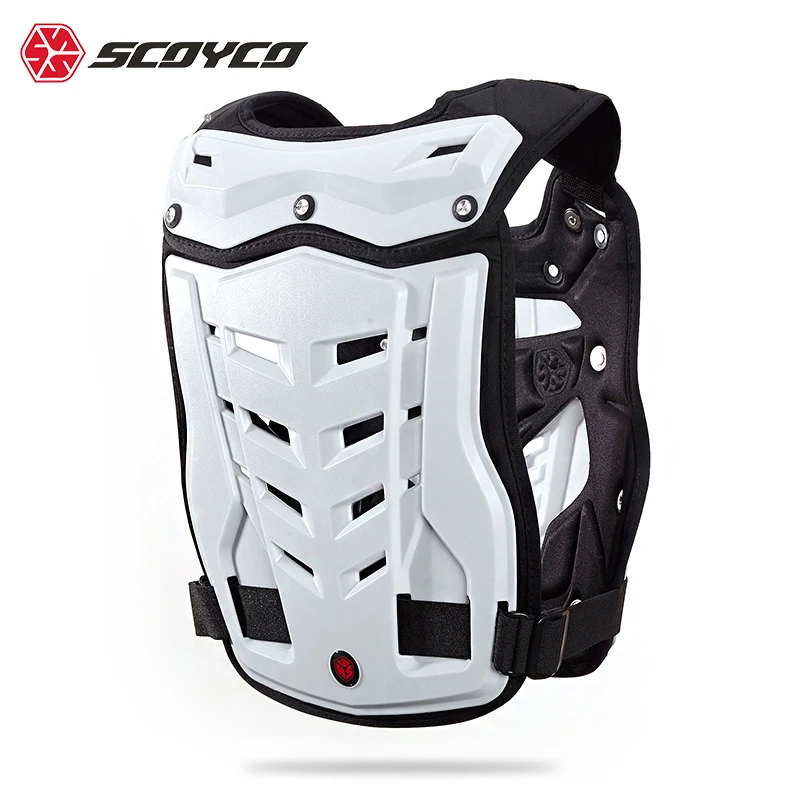 Scoyco AM05 Off-road Motorcycle Armor Coat Chest Back Shock-resistant Men Motocross Riding Jacket Racing Protective Gear