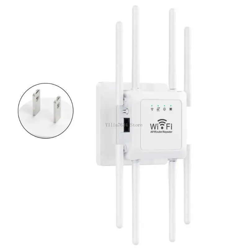 WIFIExtender 신호 부스터 2.4GHz, 이더넷 포트가 있는 신호 증폭기 WiFi증폭기 802.11N WiFi 부스터리피터