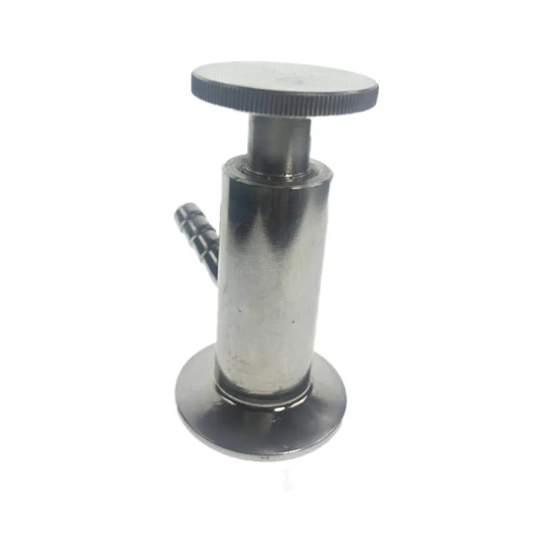 304 스테인리스 스틸 위생 샘플링 밸브, 페룰 OD 핏 1/2 1.5 트라이 클램프, 50.5mm, 25.4mm