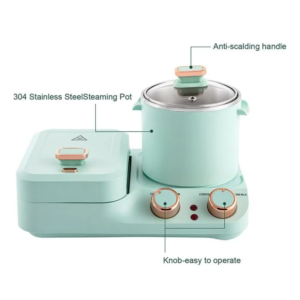 3 in 1 Breakfast Machine Multifunctional Sandwich Machine Steak Frying can Make Steamed Buns Fried Eggs Pancakes