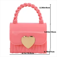 Love chain shoulder bag, lightweight mini tote, waterproof fashion crossbody bag for girls 3