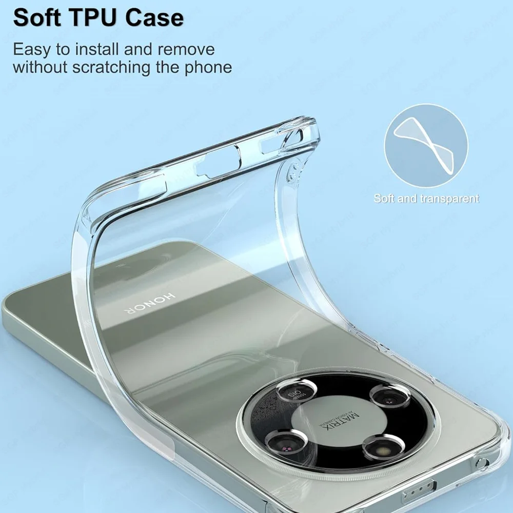 Clear Silicone Protective Case - Magic8Lite Series, Anti-Fall Bumper Cover