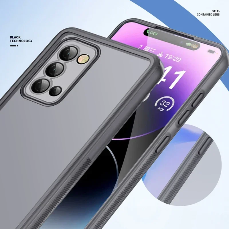 Premium Silicone Luxury Camera Protective Phone Case