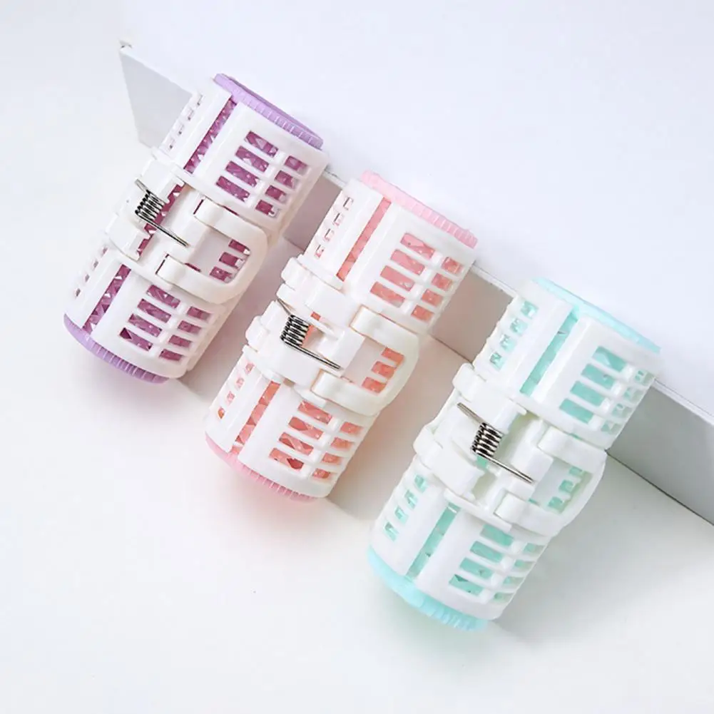 2Pcs Bangs Curler Lazy Bangs Roller Hair Curlers Long Lasting Barbs Design Hair Root Fluffy Fringe Curler Roller