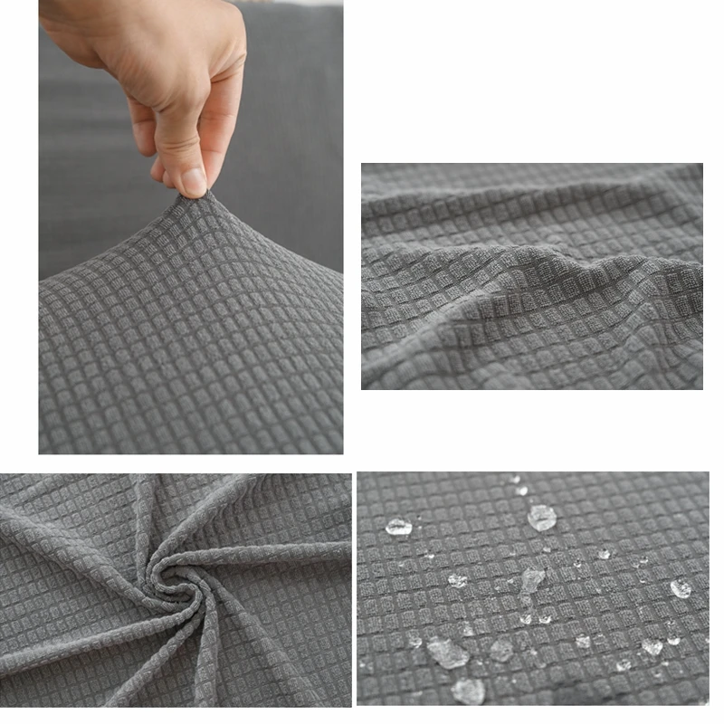 Waterproof Jacquard Sofa Cover for Lvingroom Bedroom L Shape Adjustable Couch Cover 1/2/3/4 Seate Elastic Slipcover Sofa Cover 4