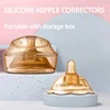 Silicone Nipple Protectors Inverted Nipples Corrector Breastfeeding Nipple Protection Cover Nanosilver Mother Nipple Shield 1