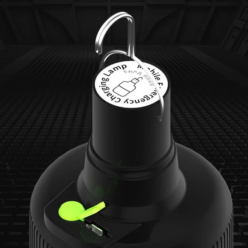 Portable Tent Lamp USB Rechargeable LED Camping Lantern Hanging Bulb Emergency Lights Outdoor Garden BBQ Party Light Lanterns