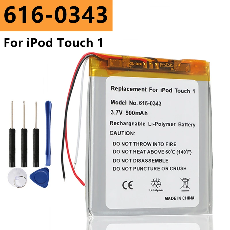 6160343 900mah Battery For Ipod Touch 1 Generation Rechargeable