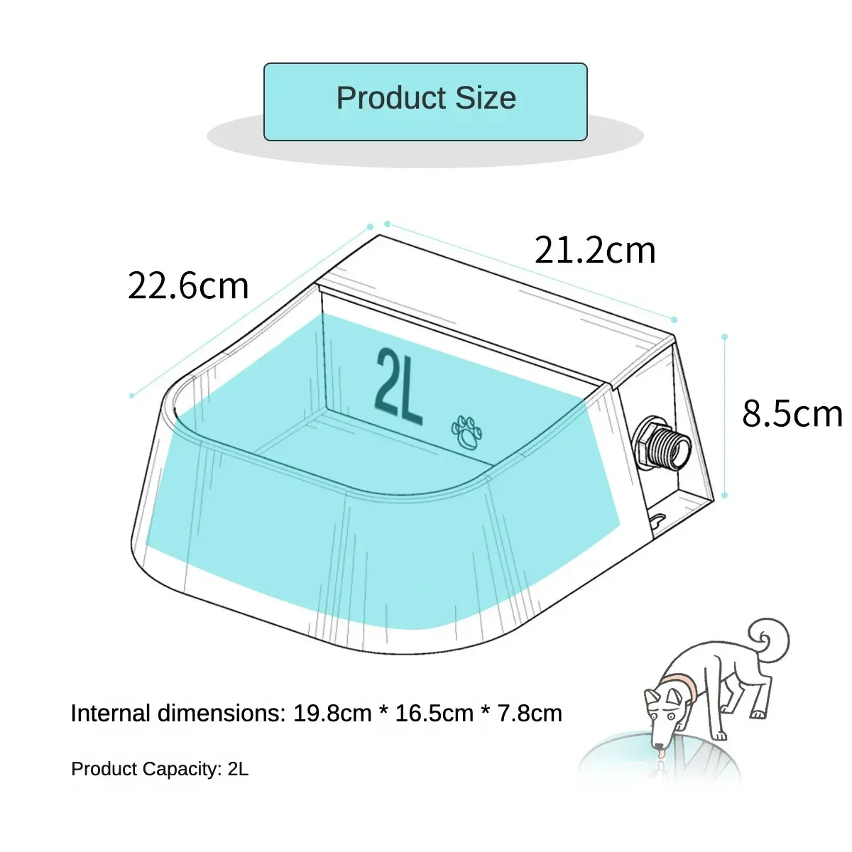 

Outdoor Automatic Waterer Dogs,heated Bowl Dog Dog,cats,chickens,animals Auto Bowl,heated Heated for Filling Water