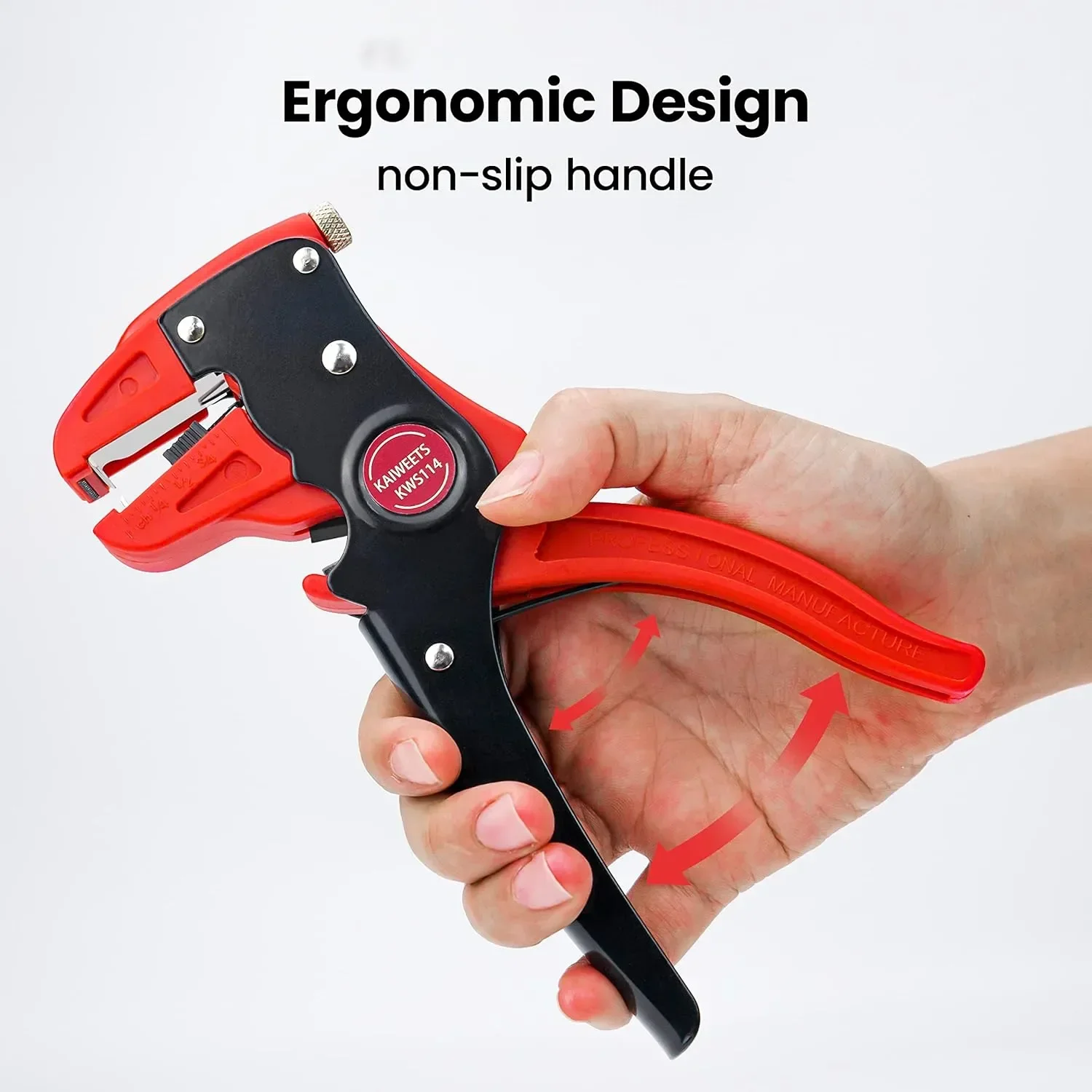 ZoeRax 2 in 1 Wire Stripper Tool Automatic Wire Stripper and Cutter Adjustable 10-24 AWG Electrical Cable Stripping Tool wire stripper tools multi functional tools electrician tools