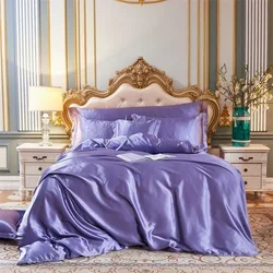 Luxury Satin Duvet Cover Set - Silky Soft and Cozy Bedding Set - 140x210cm 2 pcs (12)