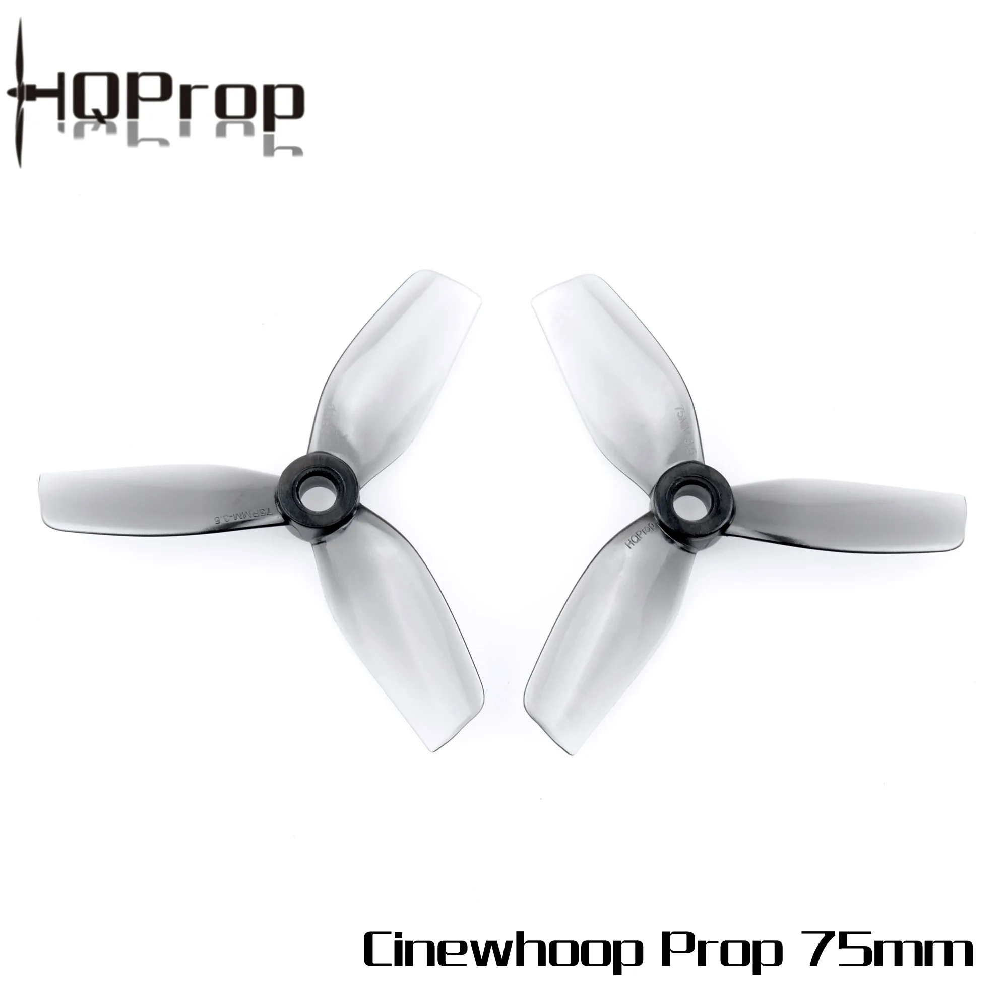 

2Pairs HQPROP Cinewhoop Prop 75MM 3-Blade PC Propeller for FPV Freestyle 3.5inch Cinewhoop Ducted Drones DIY Parts