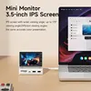Hagibis 3.5inch IPS Mini Screen AIDA64 Mini PC CPU RAM HDD Data Monitor Display Sub Screen with USB C Hub for Laptop PC MacBook 4