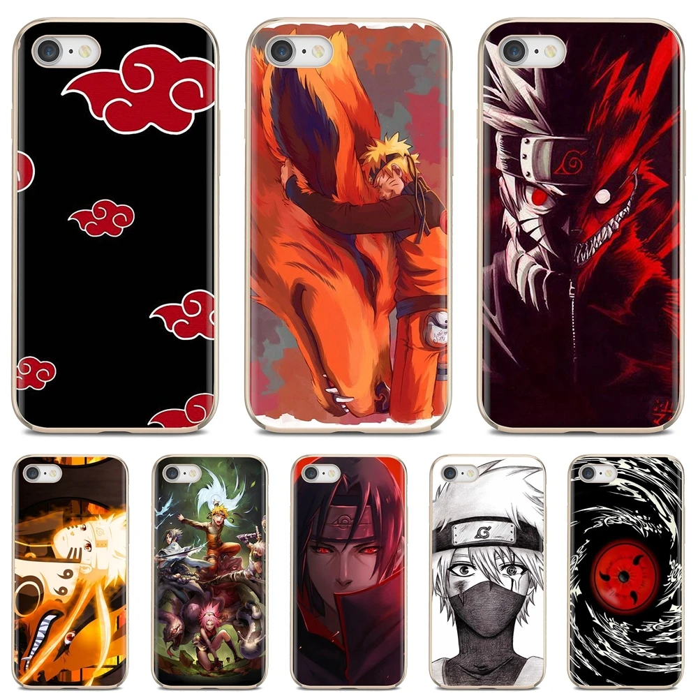 Мягкий чехол для iPhone 10 11 12 13 Mini Pro 4S SE 5C 6 6S 7 8 X XR XS Plus Max 2020 Naruto Uzumaki Clan Cloud |