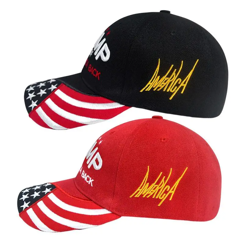 

New Trump 2024 Cap USA Flag Baseball Caps Take America Back Snapbacks President Hat Embroidery Wholesale Drop Shipping