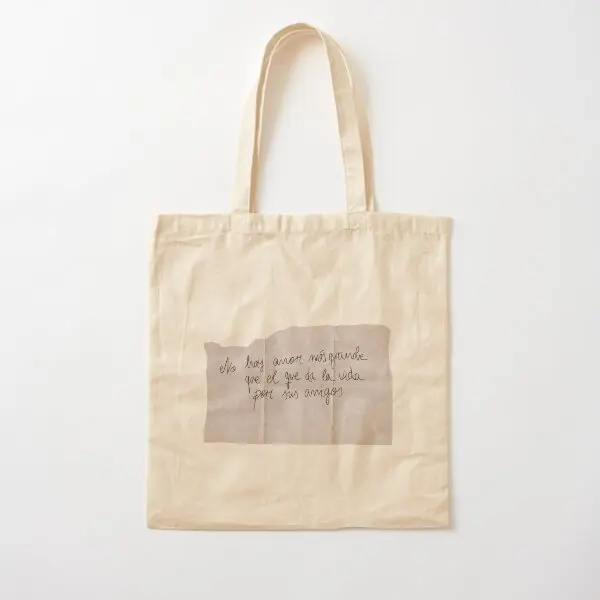 

The Snow Society Cotton Canvas Bag Designer Travel Shopper Casual Grocery Ladies Fashion Tote Printed Reusable Foldable Unisex