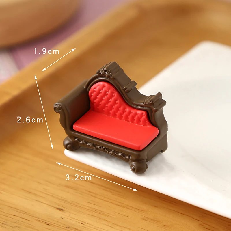 1/12 Dollhouse Simulation Mini Furniture Model Dollhouse Living Room Scene Decoration Dolls House Ornament Pretend Play Toys