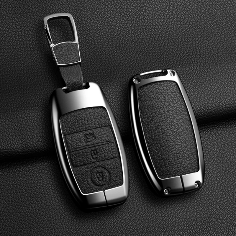 Hohe Qualität Zink-legierung Leder Auto Schlüssel Fall Abdeckung Für KIA Sportage Cerato Optima K2 K3 K4 K5 RIO Picanto Soul Sorento Sedona