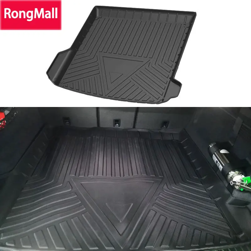 

Specialized Car For AUDI Q8 19-21 Rear HD TPO Trunk Cargo Liner Floor Mats All Weather Protection Carpet Auto Accessories