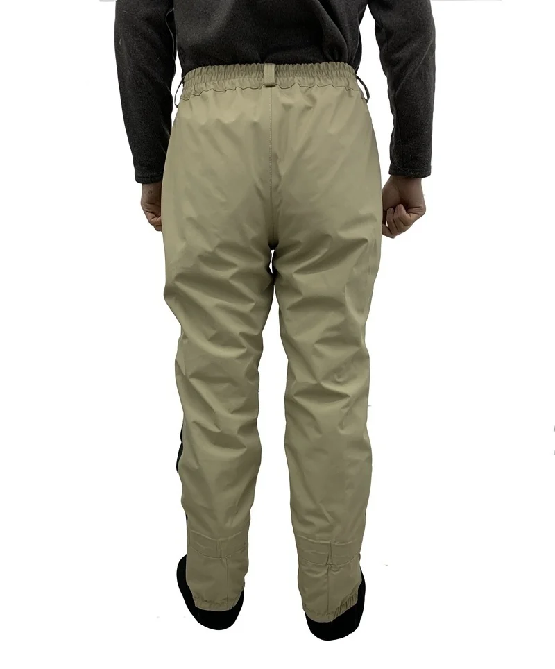 Description Picture 5 of item3 Layer Breathable Waterproof Fly Fishing Waist Waders Stockingfoot High Pant Wader Durable Duck Hunting Wading Pants