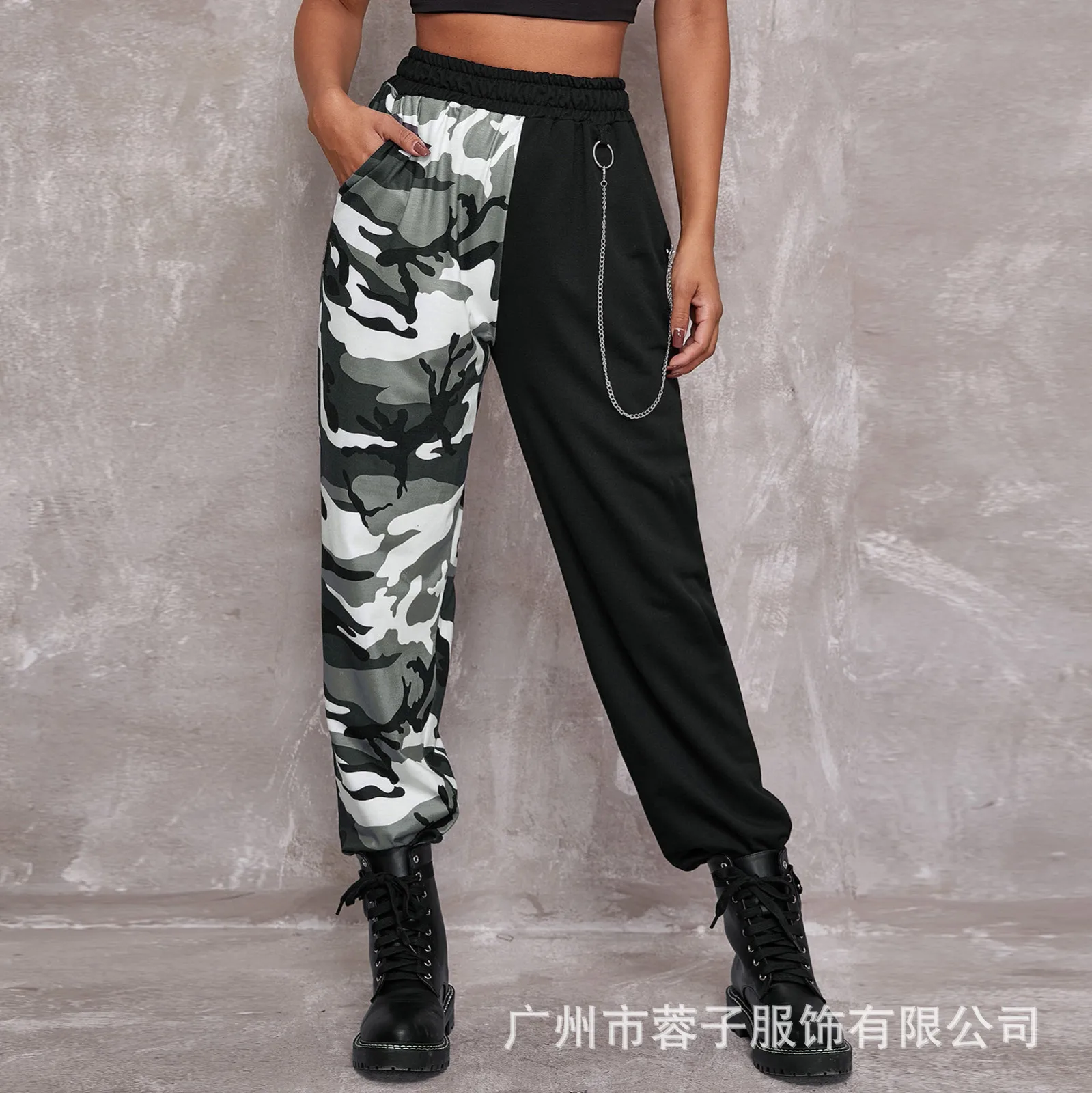 

Loose Casual Sports Pants for Women Slim Harlan Pants Elastic Waist Women's Casual Pants Spring and Autumn New Women's Trousers