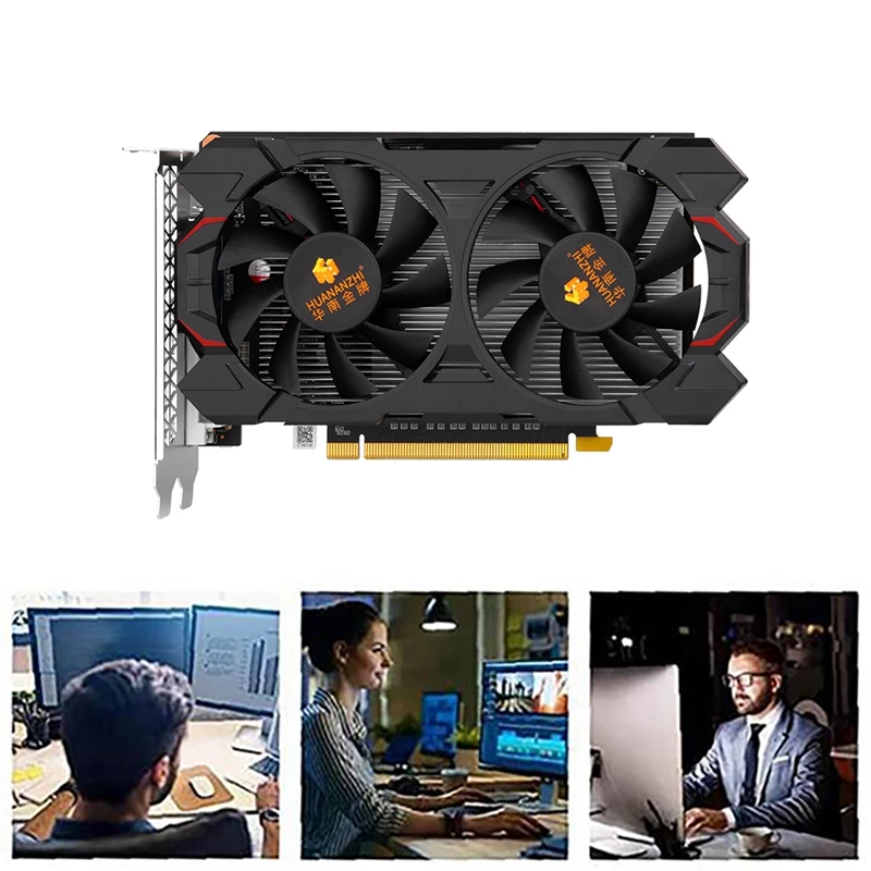 HOT-HUANANZHI GTX 960 Ultra-Fast Graphics Card 128Bit GDDR5 1140/7012Mhz PCI-E3.0 X16 HD Computer Game Desktop Graphics Card gaming card for pc