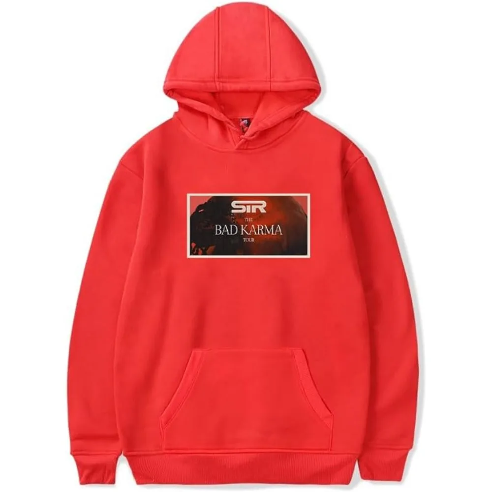 thumbnail image 1 of Sudadera con capucha SiR The Bad Karma Tour 2024 para hombre y mujer, unisex, de manga larga, para invierno, ropa de calle con capucha, 1 of 5