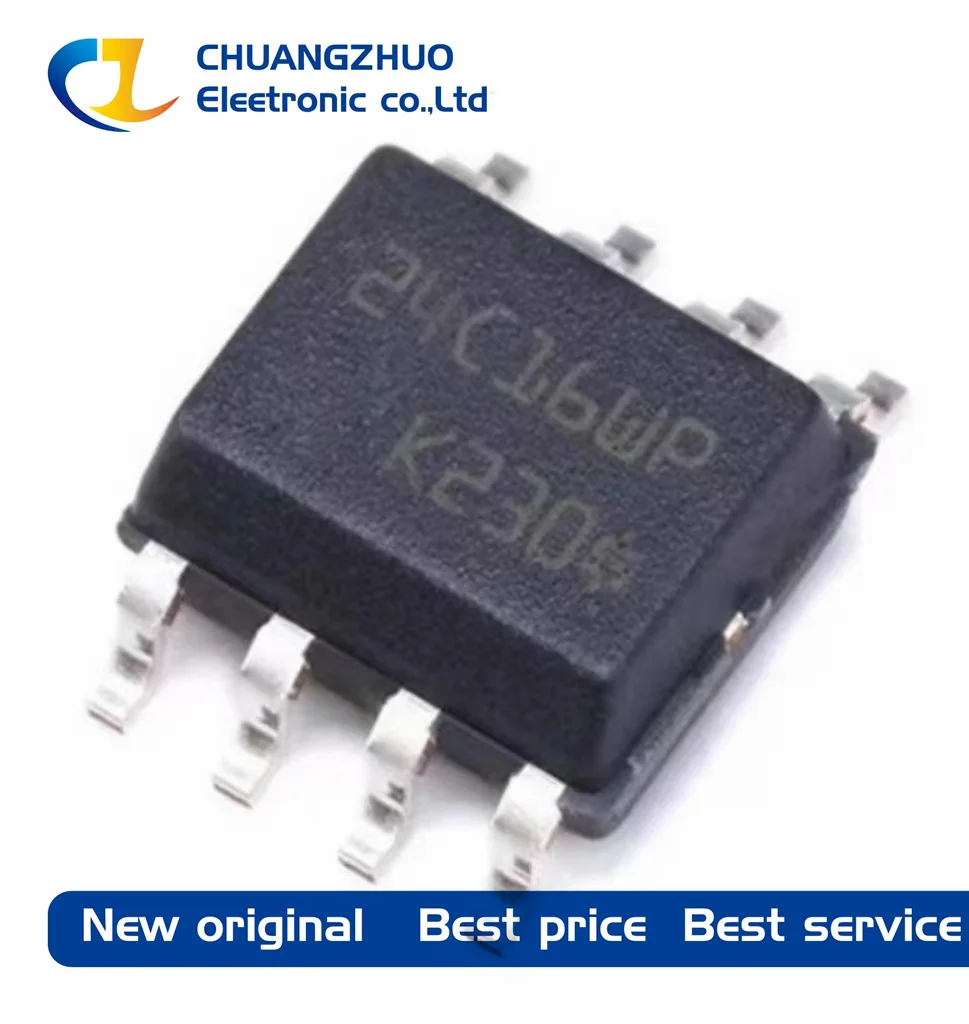 

10 шт./партия, новые оригинальные фотообои 24C16WP 16Kbit I2C SOP-8 EEPROM