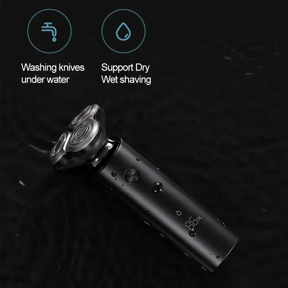 XIAOMI MIJIA S500 Electric Shaver Dry Wet Shaving Triple Blade Trimmer Beard Floating Head Men's Shaver Electric Razors Machine 3