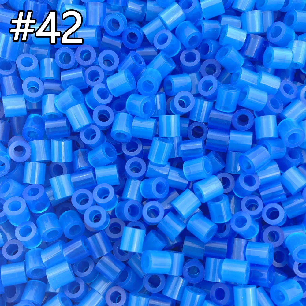 5mm 1000PCS Assorted Colored Hama Beads for Kids DIY Pixel Art and Puzzles