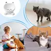 Cat Ear Ceramic Feeding Bowl Reusable Food Container Stable base anti-tip inclined mouth cat drinking water bowl pet supplies 2