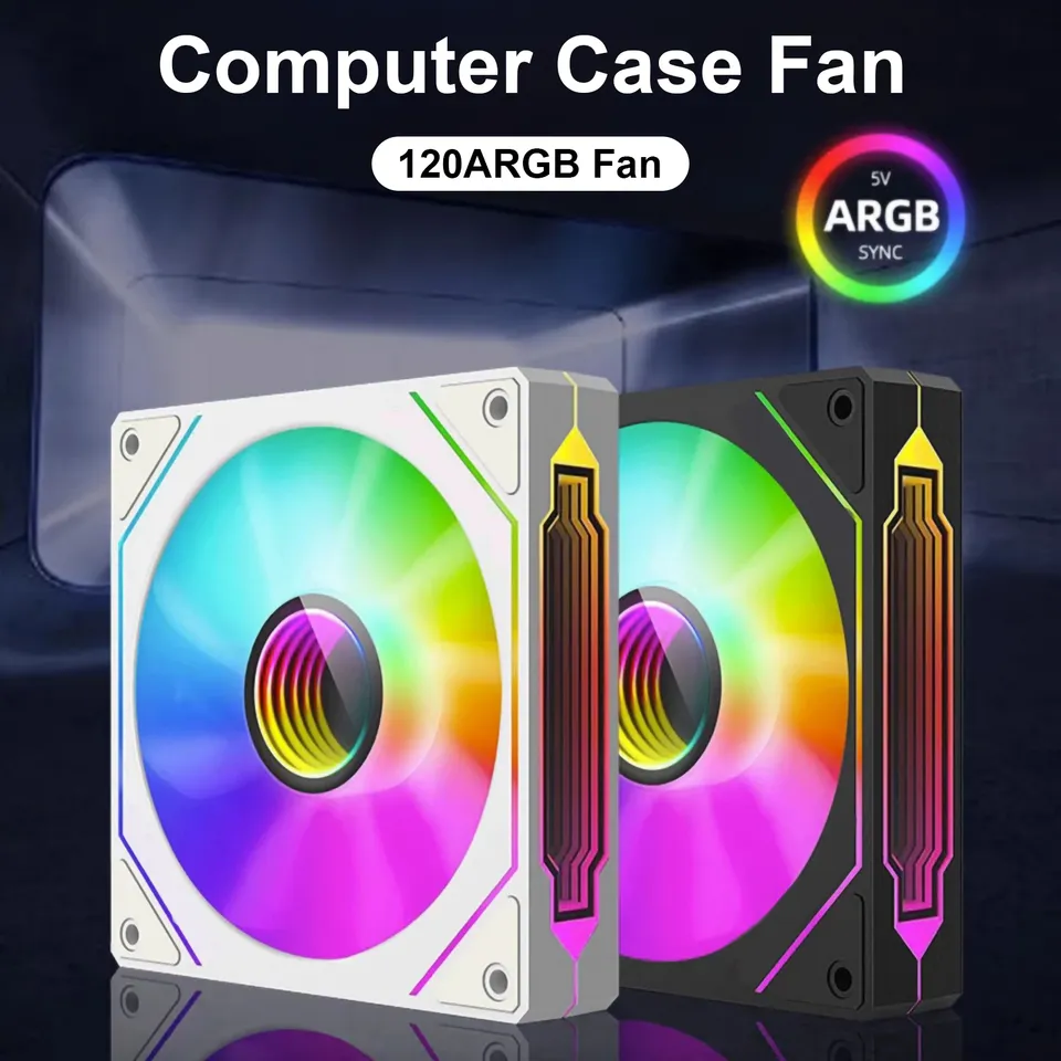 Prism 4 Pro Fan Gaming Computer Fan Argb Smart Thermostat Pwm Sync Light Notebook Cooling Pad Desktop Case Fan