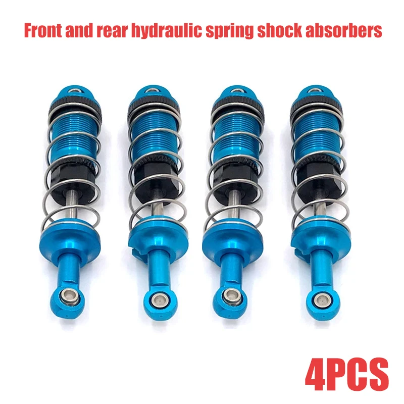 Enhanced RC Car Metal Upgrade Front and Rear Hydraulic Spring Shock Absorbers