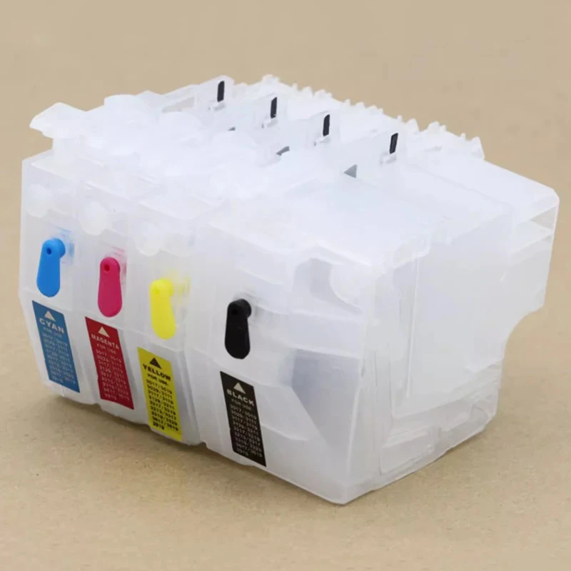 칩 없는 빈 리필 잉크 카트리지, 브라더 MFC-J2330DW MFC-J2730DW MFC-J3530DW MFCJ-3930DW, LC3919, LC3619, 4 색