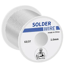 Fil à souder électronique de haute pureté contenant de la colophane, 0.8mm/1.0mm/1.2mm/1.8mm, 100g 